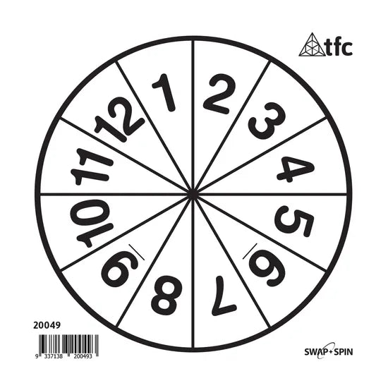 Teachables Number Inserts - Numbers 1-12 - Modern Teaching Aids NZ