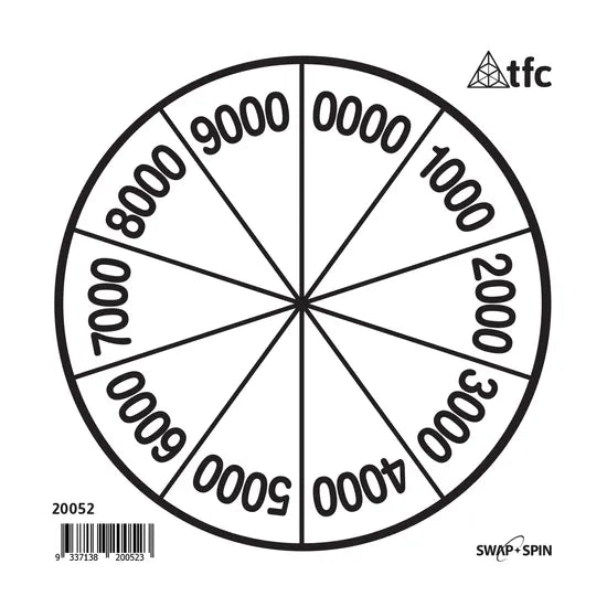 Teachables Place Value Inserts - 0000-9000 - Modern Teaching Aids NZ