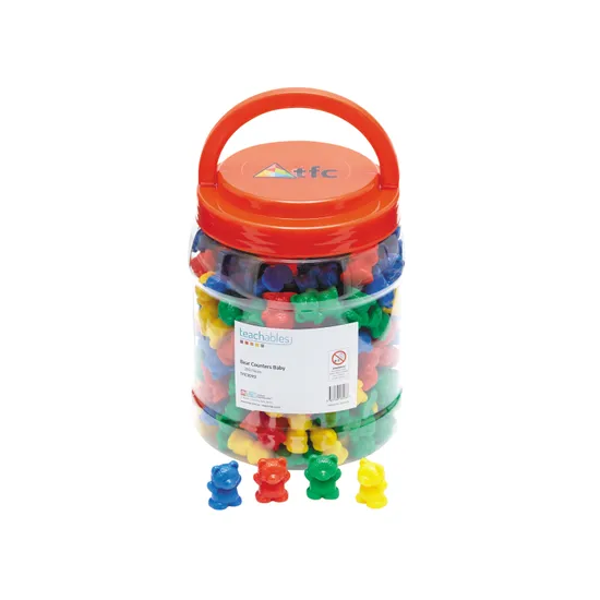 Teachables Bear Counters - Baby, Set of 200 - Modern Teaching Aids NZ