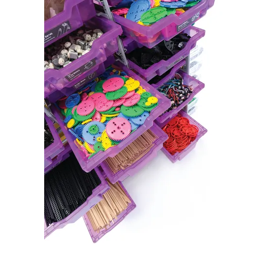 TeacherGeek Makerspace Trolley-STEAM Activity Cart - Modern Teaching Aids NZ