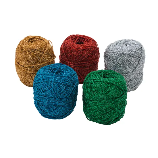 Metallic Yarn Green - 125m Roll - Modern Teaching Aids NZ