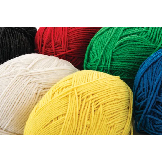 Creatistics Acrylic Yarn Assorted 170 m- Pack of 6 - Modern Teaching Aids NZ