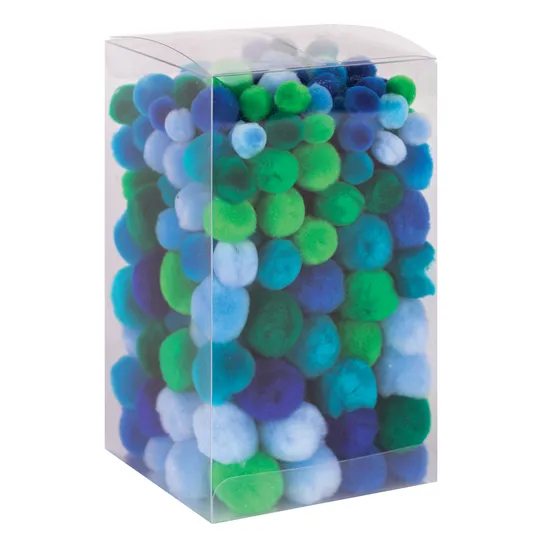 Coastal Pom Poms - Pack of 300 - Modern Teaching Aids NZ