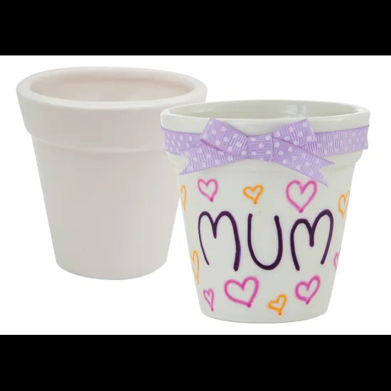 Porcelain Flower Pot - Pack of 4 - Modern Teaching Aids NZ