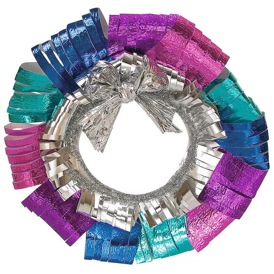 Assorted Metallic Ripple Paper A4 - Pack of 40 - Modern Teaching Aids NZ