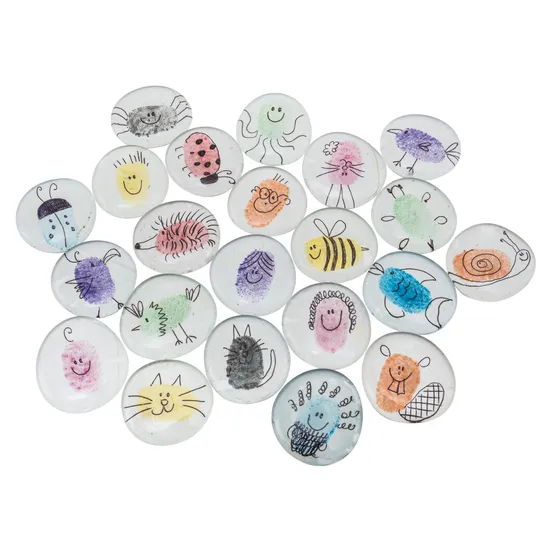 Glass Stones - Pack of 25 - Modern Teaching Aids NZ