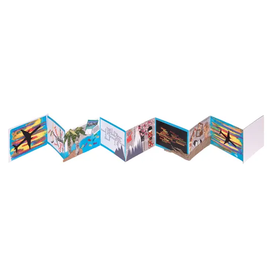 Fold-out Art Journal (130 x 190mm) 250gsm - Pack of 10 - Modern Teaching Aids NZ