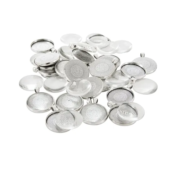 Silver Pendants - Pack 30 - Modern Teaching Aids NZ