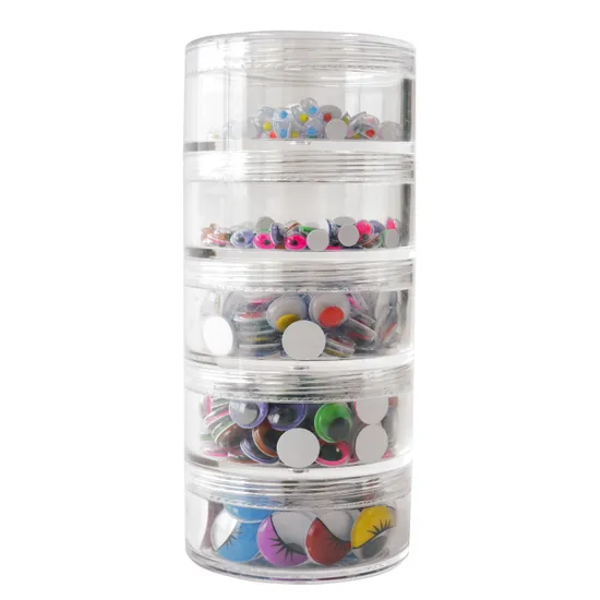 Creatistics Assorted Coloured Joggle Eyes- Pack of 450 - Modern Teaching Aids NZ