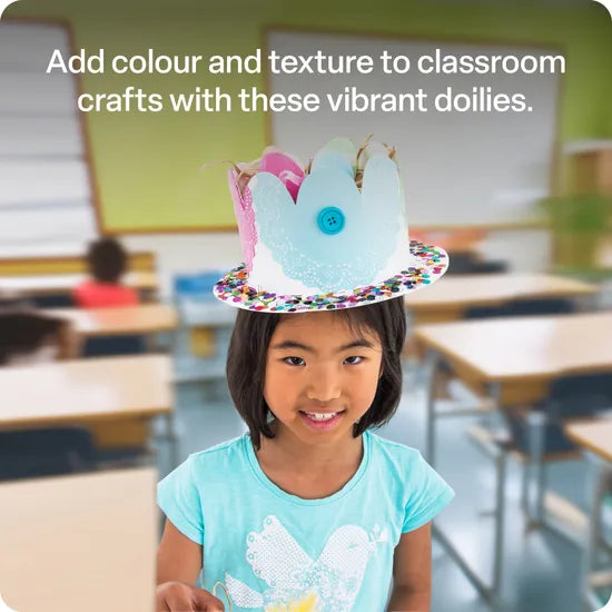 Coloured Doilies - Pack of 100 - Modern Teaching Aids NZ