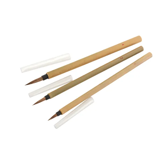 Chinese Paint Brush Pens - Pack of 3 - Modern Teaching Aids NZ