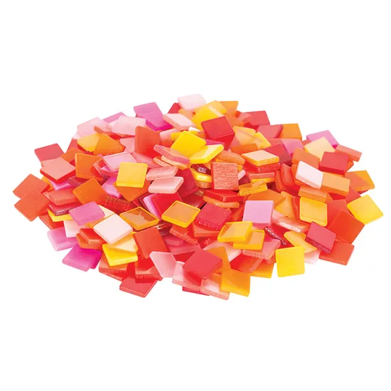 Mosaic Tiles - Warm Colours - 150g - Modern Teaching Aids NZ