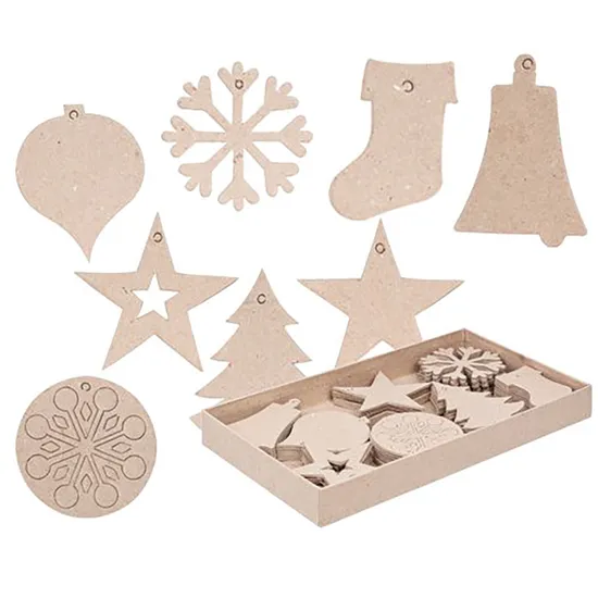 Papier Mache Christmas Ornaments - Pack of 80 - Modern Teaching Aids NZ