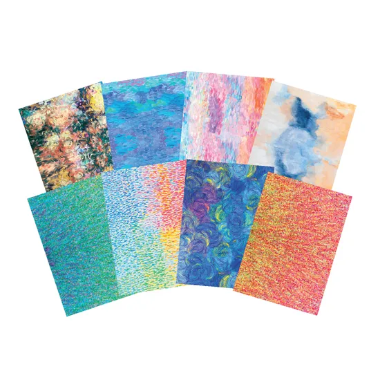Impressionist Pattern Paper A4 - Pack of 40 - Modern Teaching Aids NZ