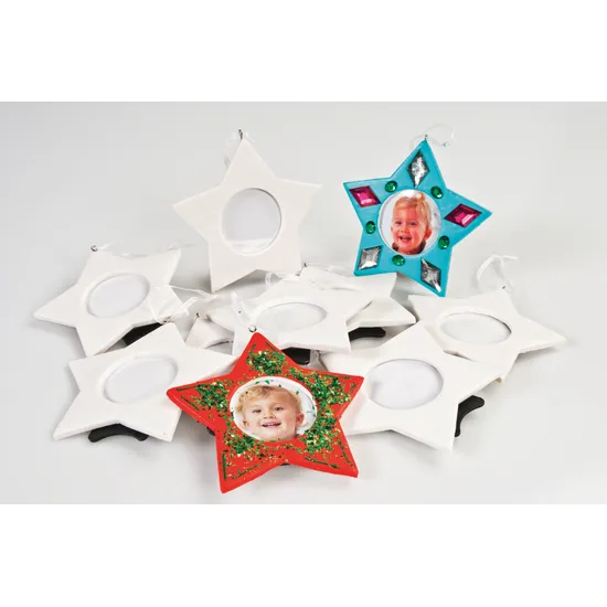 Clay Photo Frames Stars Pack of 10 - Modern Teaching Aids NZ