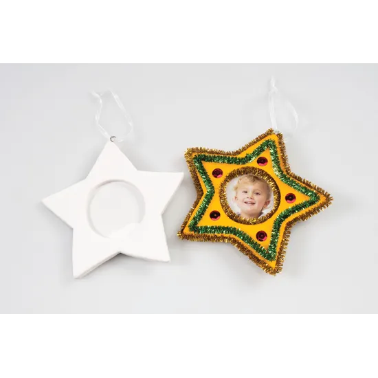 Clay Photo Frames Stars Pack of 10 - Modern Teaching Aids NZ