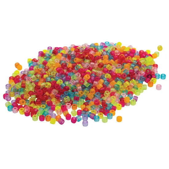 Mini Jelly Pony Beads - Pack of 1000 - Modern Teaching Aids NZ