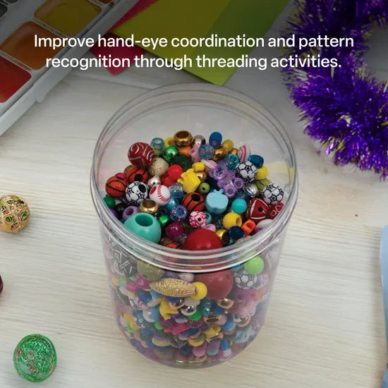 Mixed Craft Beads 453g Pack - Modern Teaching Aids NZ