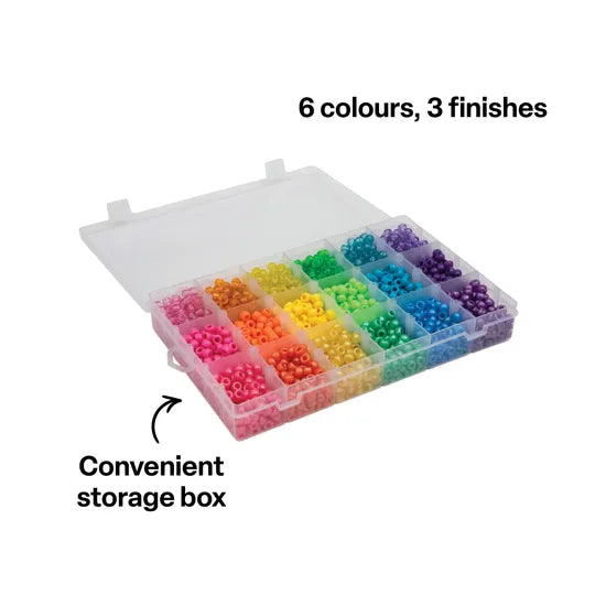 Sparkles Bead Box - 2300 Beads - Modern Teaching Aids NZ