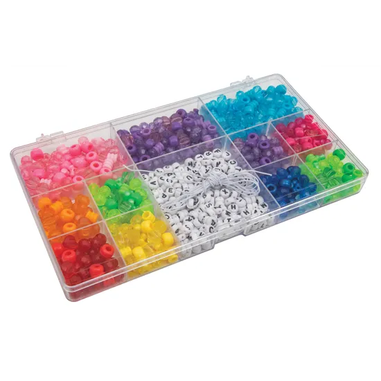Alphabet Bead Box - 900 Beads - Modern Teaching Aids NZ