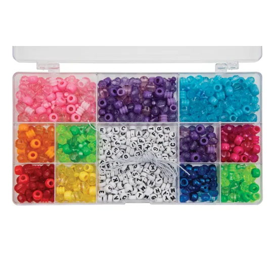 Alphabet Bead Box - 900 Beads - Modern Teaching Aids NZ