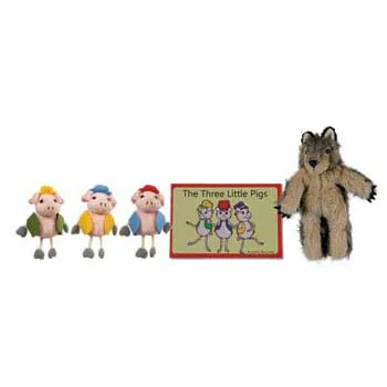 Three Little Pigs Puppet Story Set - Modern Teaching Aids NZ