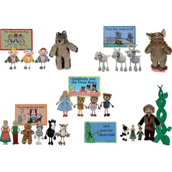 Fairytale Stories Puppet Set. - Modern Teaching Aids NZ