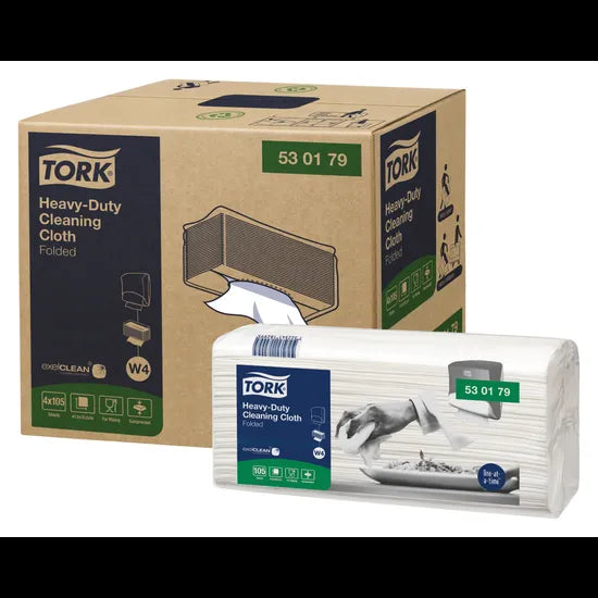 Tork HD Cleaning Cloths 105's W4 - Pack of 4 - Modern Teaching Aids NZ