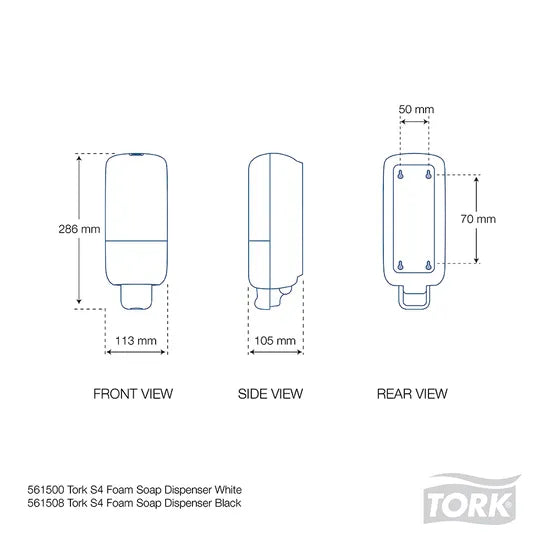 Tork Foam Soap Dispenser White S4 - Modern Teaching Aids NZ