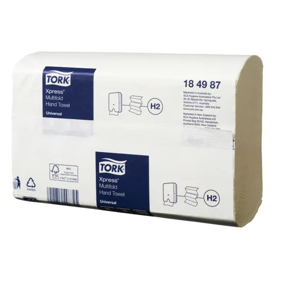 Tork M/Fold Towel 230's Uni H2 - Pack of 21 - Modern Teaching Aids NZ