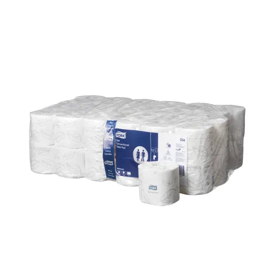 Tork Toilet Roll 2Ply 400s T4 - Pack of 48 - Modern Teaching Aids NZ