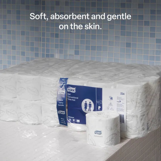 Tork Toilet Roll 2Ply 400s T4 - Pack of 48 - Modern Teaching Aids NZ