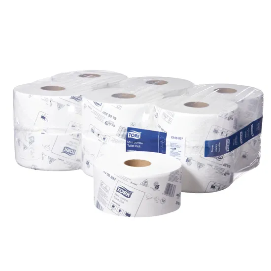 Tork M/Jumbo Toilet 1Ply 400m T2 - Pack of 12 - Modern Teaching Aids NZ