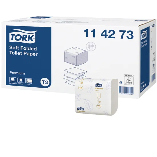 Tork Folded Toilet Paper 2Ply 252's T3 - Pack of 30 - Modern Teaching Aids NZ