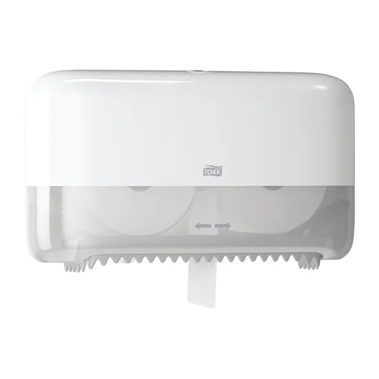 Tork Twin Coreless Toilet Dispenser White T7 - Modern Teaching Aids NZ