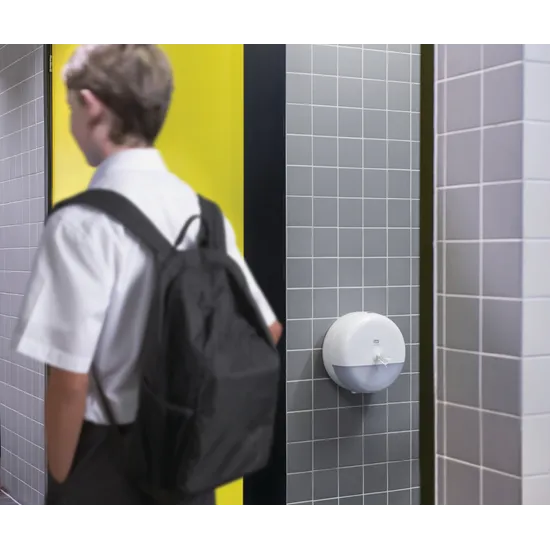 Tork SmartOne Mini Toilet Dispenser White T9 - Modern Teaching Aids NZ