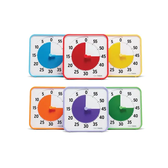 Time Timer Classroom Set - 6 Timers - Modern Teaching Aids NZ
