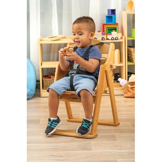Wooden Low Feeding Chair - Modern Teaching Aids NZ