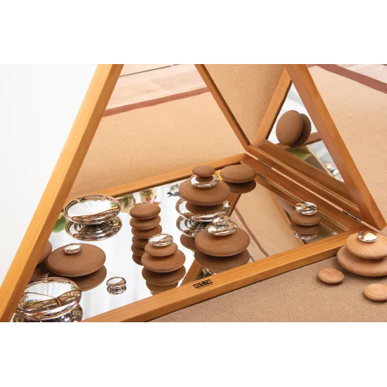 Wooden and Mirrored Pebble Kit - 40Â Pieces