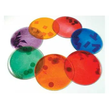 Giant Squidgy Sparkle Circles - Tactile, Set of 7 - Modern Teaching Aids NZ