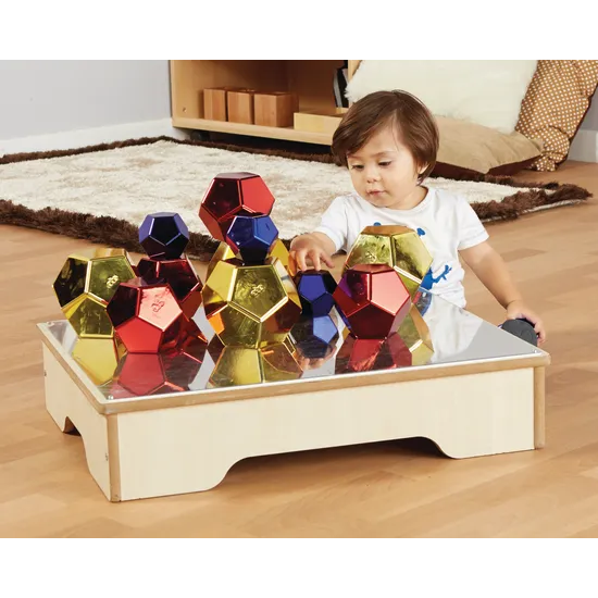 Lightweight Colourful Metallic Blocks - 12 Pieces - Modern Teaching Aids NZ