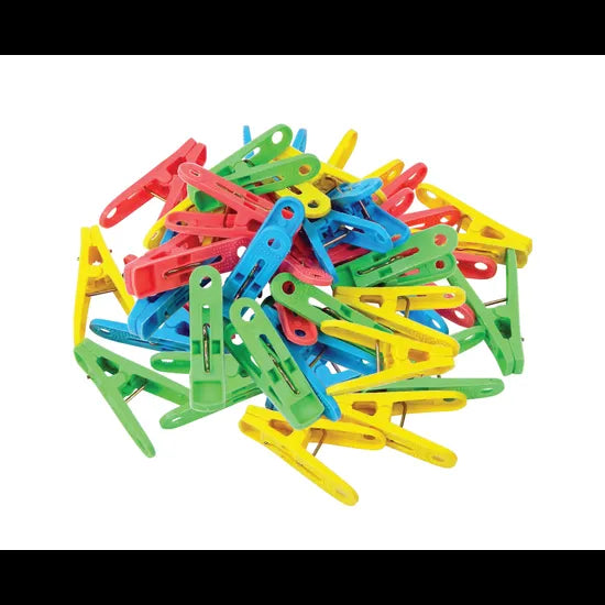 Jumbo Plastic Pegs Pack of 40 - Modern Teaching Aids NZ