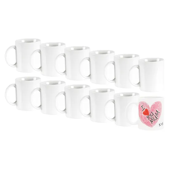 Porcelain Mugs & Markers Kit