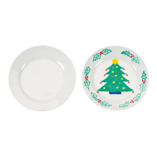 Porcelain Plate & Marker Pack