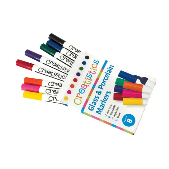 Porcelain Plate & Marker Pack