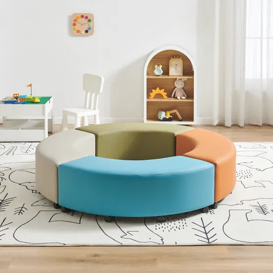 Ergerite Curved Ottoman - Set of 4