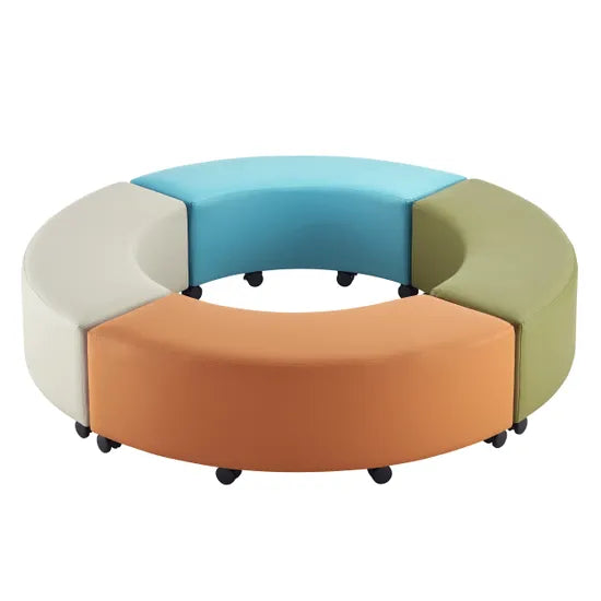 Ergerite Curved Ottoman - Set of 4