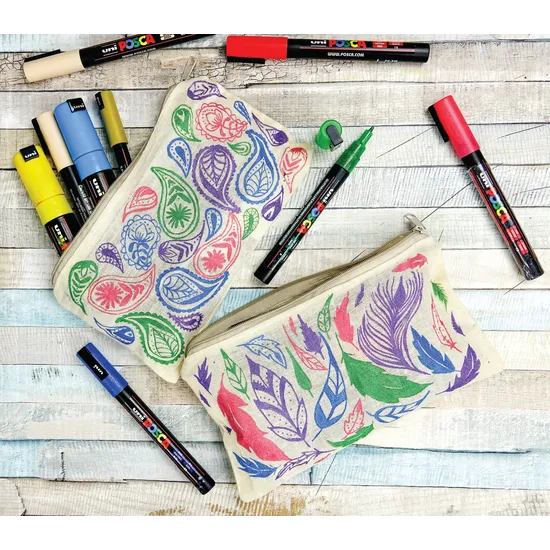 POSCA Marker Glitter Fine - Pack of 8 - Modern Teaching Aids NZ