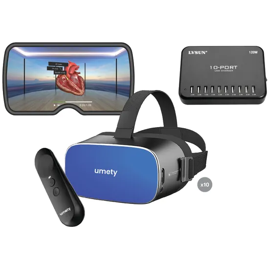 Umety Headsets and Charger - Set of 10 - Modern Teaching Aids NZ