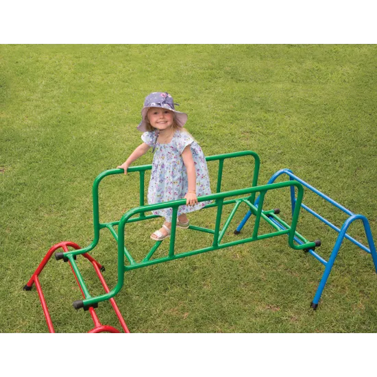 Zig-n-Zag Crosser Aluminium Climbing Frame - Modern Teaching Aids NZ